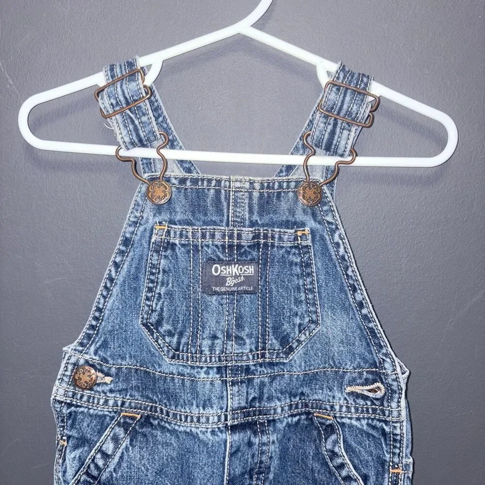 OshKosh Denim Overalls Infants 9m